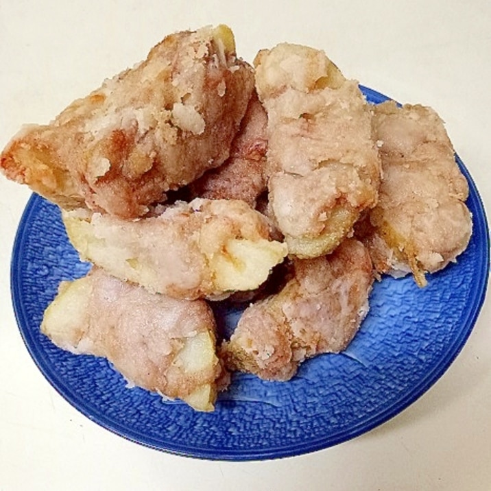 カラリと揚がる じゃが芋の肉巻竜田揚げ